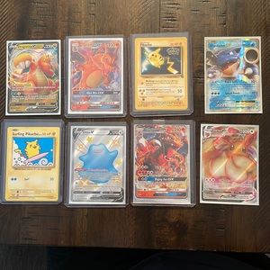 Pokémon cards, selling tons of them send me a message if you have any questions.